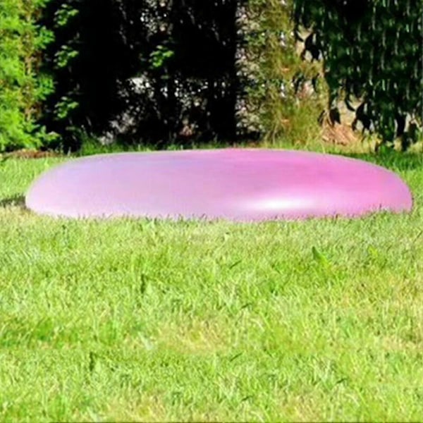 Extra stor 130 cm, uppblåsbar rund bubbelboll, vattenfylld transparent bubbelboll, TPR uppblåsbar ballong, klappboll, slumpmässig färg