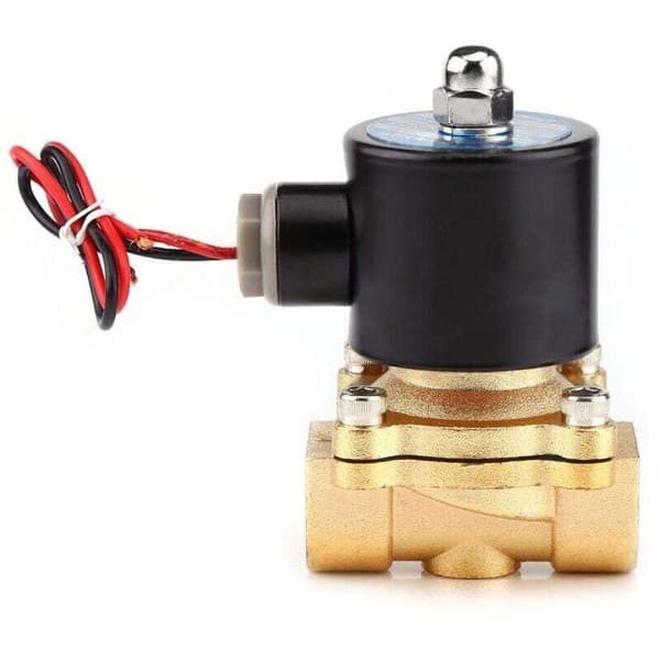 DC 12V 1/2\" Magnetventil Normalt Lukket Elektrisk Ventil for Gass, Drivstoff, Luft, Vann