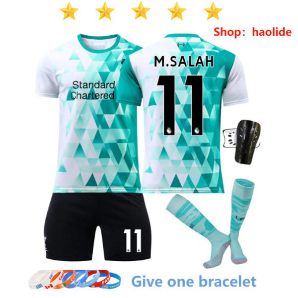 22-23 Liverpool 11 Salah Kids Football Training Kit M