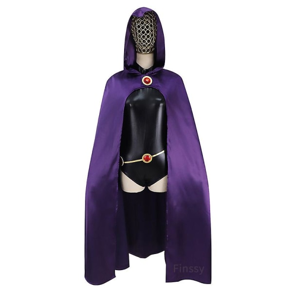 Super Hero Cosplay Kostym Halloween Carnival Damer Rolig Kostym Party Kappa Jumpsuits L