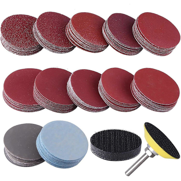 120 stk. slibeskiver 50 mm kornslibeskiver 60 80 100 180 240 400 600 800 1000 1200 2000 3000 til slibning fræsning gravering