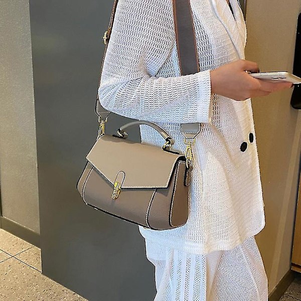 Dam Handväska Fashable All- Portable Double-Soulder S Bag Beige