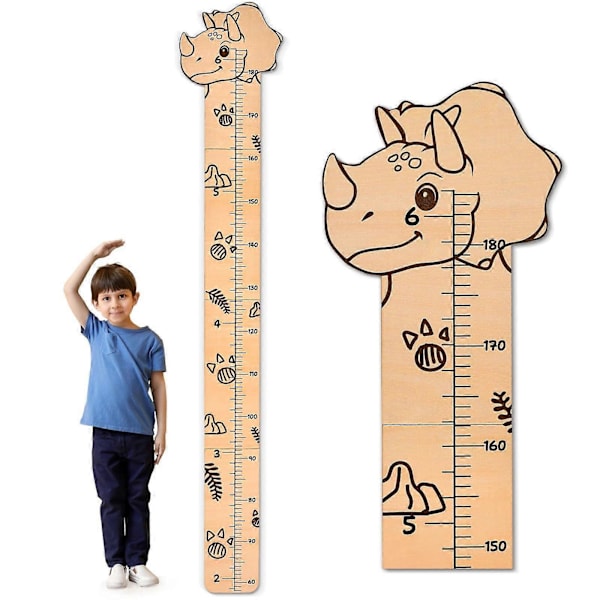 Tecknad Giraff Väggdekal Höjd Diagram för Barnrum Dekoration Höjdmätning Linjal Dekal för Barnkammare och Hem