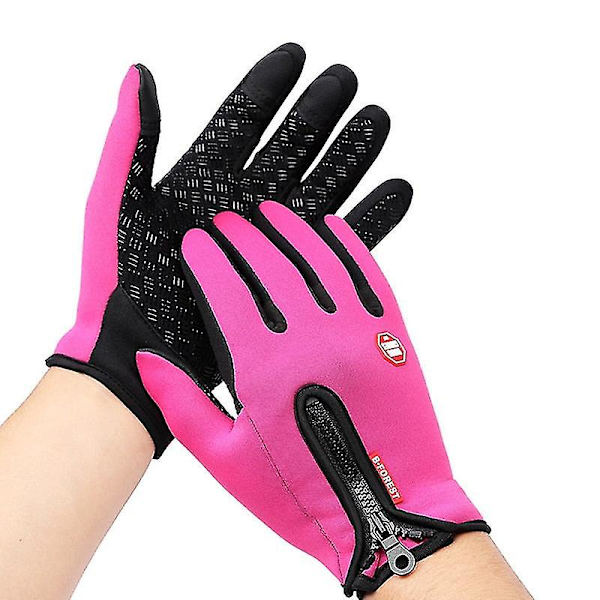 Vinterhandskar Vattentät thermal pekskärm Thermal vindtät varma handskar kallt väder Löpning Sport Fotvandring Skidhandskar 9 Xl