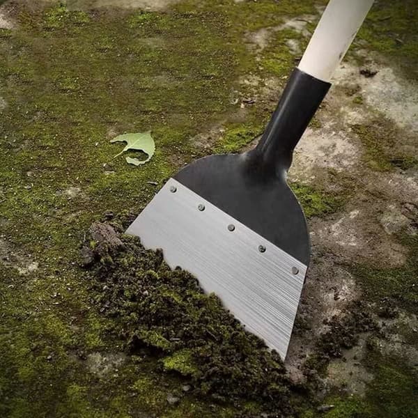 Hagerengjøring Spade Multifunksjon Stål Flat Spade Ugressfjerning Verktøy