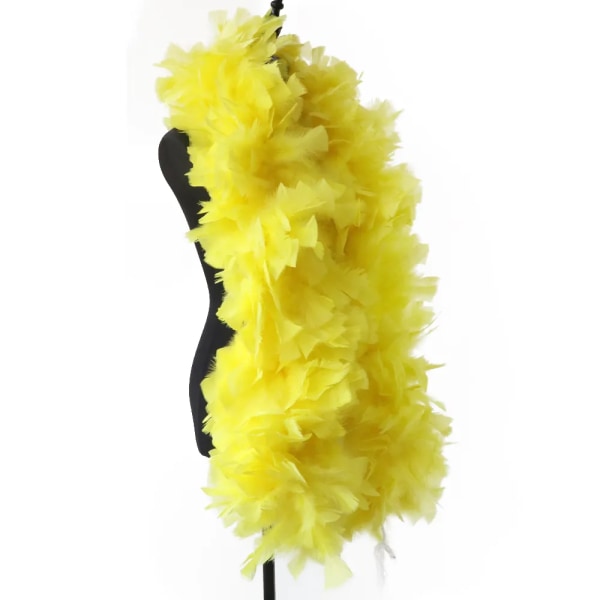 Brun kalkon fjäder boa stor fluffig stork fjäder boa cosplay gram kostym kostym dekoration fjäder boa 7 2 Meters