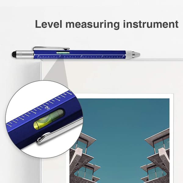 in 1 Tech Tool Kuglepen, Multifunktionel Værktøjs Pen Gave til Mænd