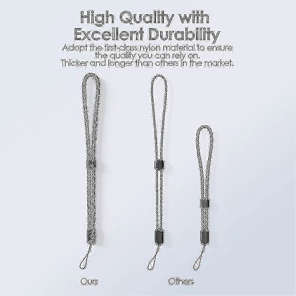 Håndleddsstropp Lanyard. 10 Pakk Justerbare Fargerike Nylon Håndleddsstropper-jie