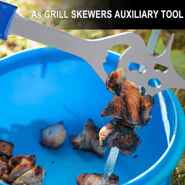 Multifunktionel BBQ Gaffel til BBQ, Camping, Køkken
