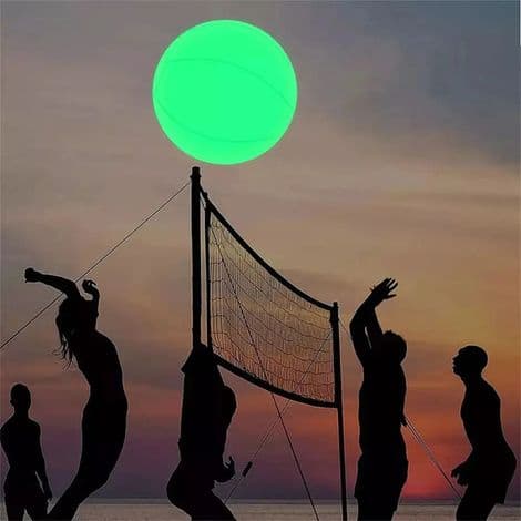4 LED-lysende bassengballer