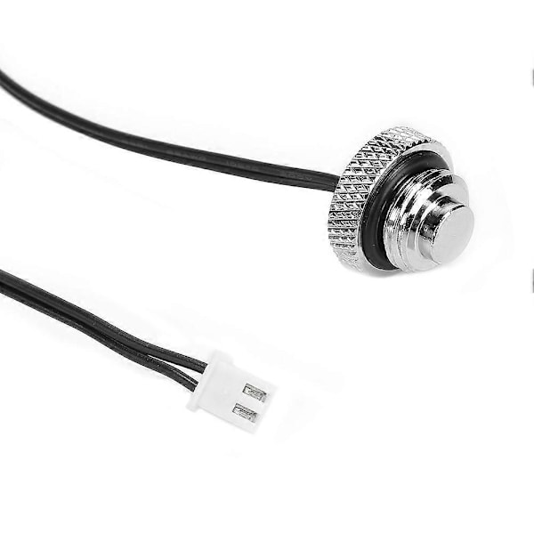 Temperaturmätningsplugg Temperatursensor Vattentät Stoppkontakt XH2.54 Terminalgränssnitt Silver