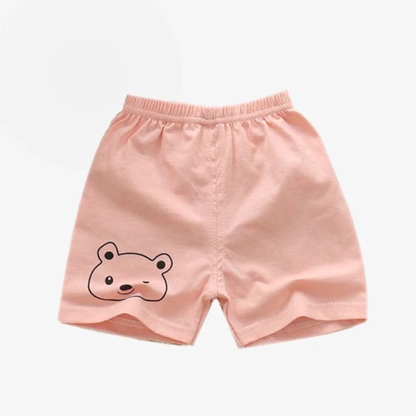 Barnshorts för pojkar Flickor Barnkläder Bomull Solid Andas sommar Baby Shorts Byxor Casual Strandshorts Elastiska Type 1 12M