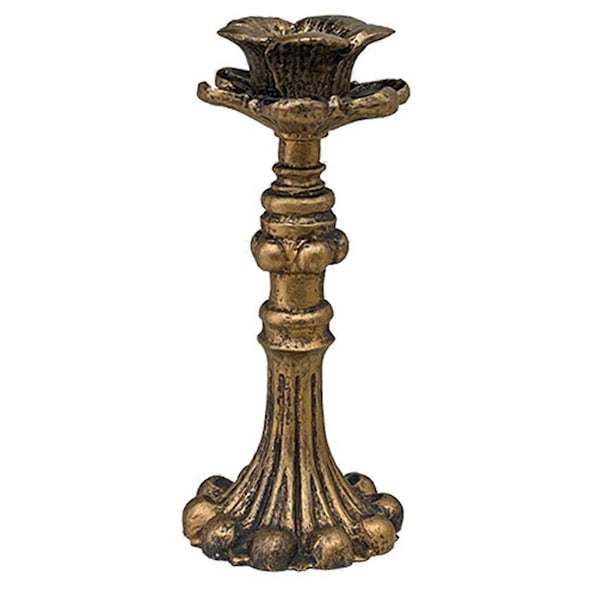 Retro Guld Ljusstake Ornament Fotorekvisita Vardagsrum Matbord Atmosfär Ljusstaksbas