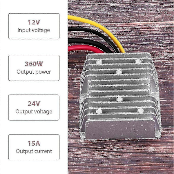 12V till 24V 15A 360W DC DC-omvandlare 360W DC-omvandlare - YuJia