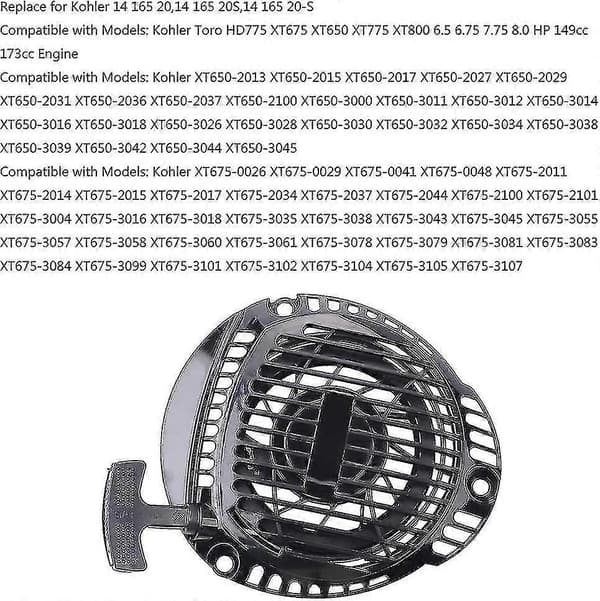 Tilbehør til gressklippere Starter Pull Plate for XT675-0041 XT675-0026 XT675-0029 XT675-0041 Tilbehør til gressklippere