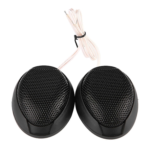 10W Mini Bilhøjttaler Audio Rund Klæbehøjttaler Bilhøjttaler med Lim (Sort)
