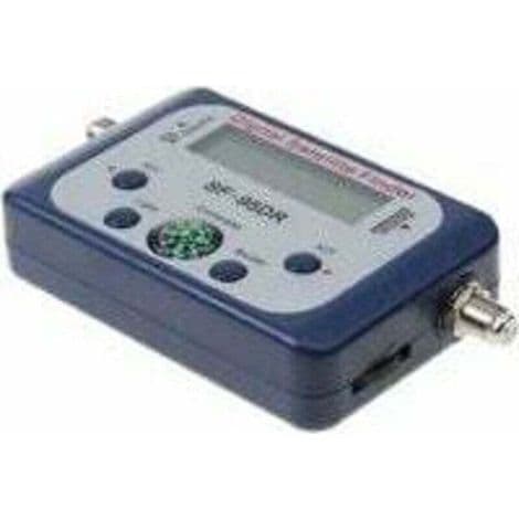Digital satellitfinder/parabolantenne signalfinder med kompas og summer – Sort