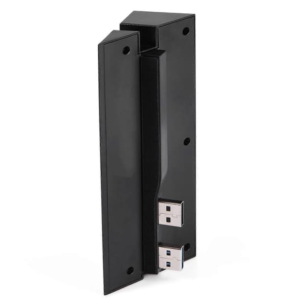 Höghastighets 5-Portars USB Hub 2.0 & 3.0 Expansions Hub Controller Adapter för PS4 Spelkonsol