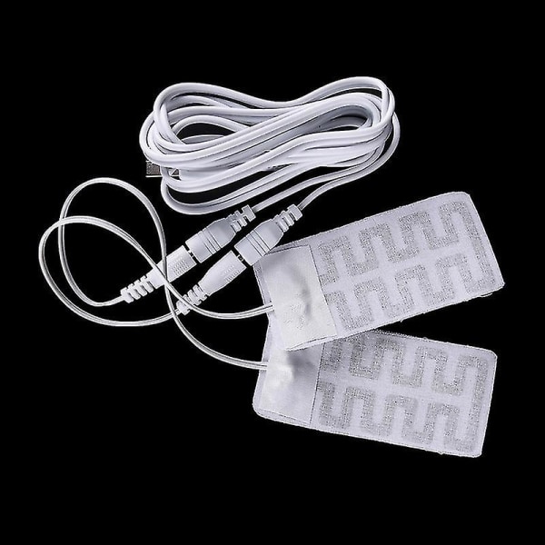1 par elektriska USB -handskar Värmare uppvärmda handskar kolfiberduk
