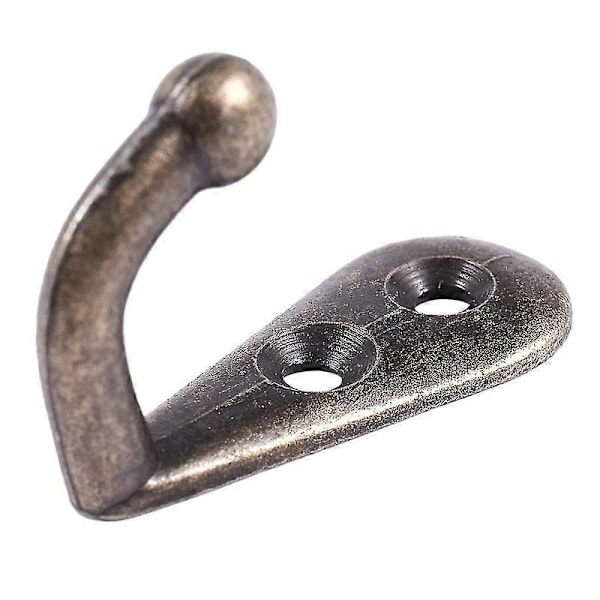 Bronze Tone Vægmonterede Enkelte Krogophæng i Vintage Stil 10 stk. (haoyi--