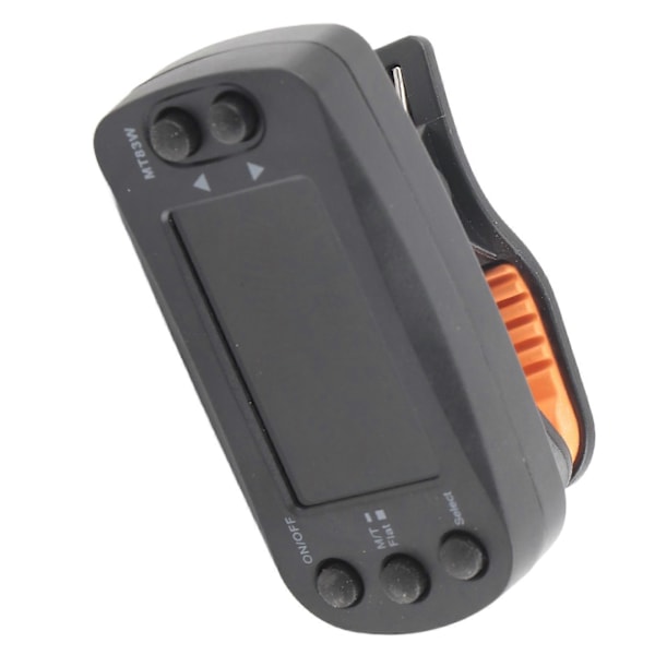 2 i 1 Bærbar Clip On LCD Digital Tuner & Metronom for Gitar Bass Fiolin Ukulele