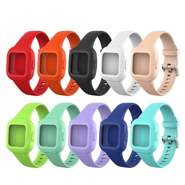 Silikonklokkerem i ensfarget design for Garmin Vivofit jr 3 - Mintgrønn