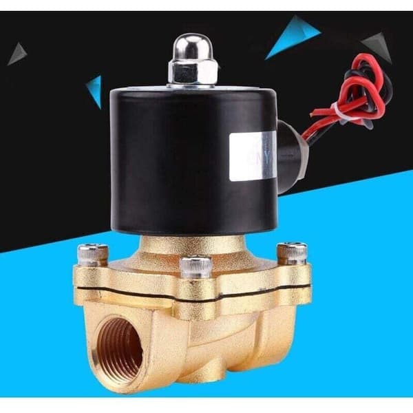 DC 12V 1/2\" Magnetventil Normalt Lukket Elektrisk Ventil for Gass, Drivstoff, Luft, Vann