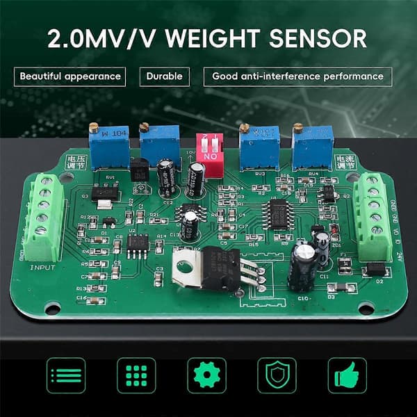 0-10V Load Cell sensor Forstærker mitter Vægt sensor