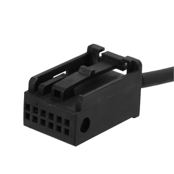 10-nastainen Bluetooth Aux IN -sovitinkaapeli handsfree-mikrofonilla, korvaa E46 1999-2006