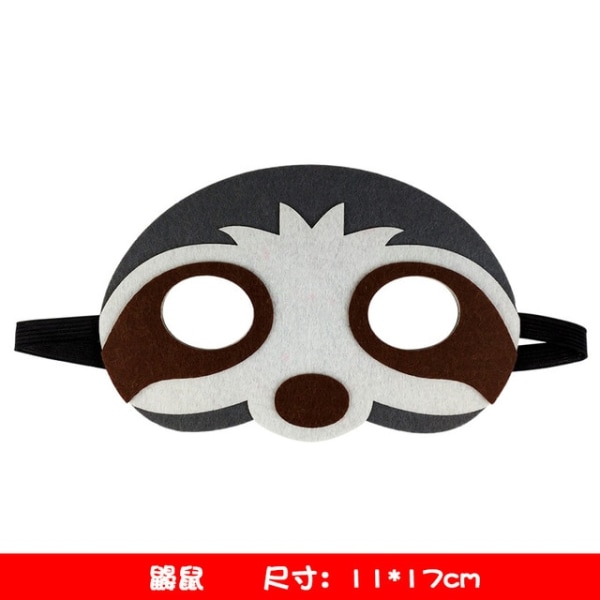 Animal Filt Mask Halloween Masquerade Non Woven Eye Mask Mole