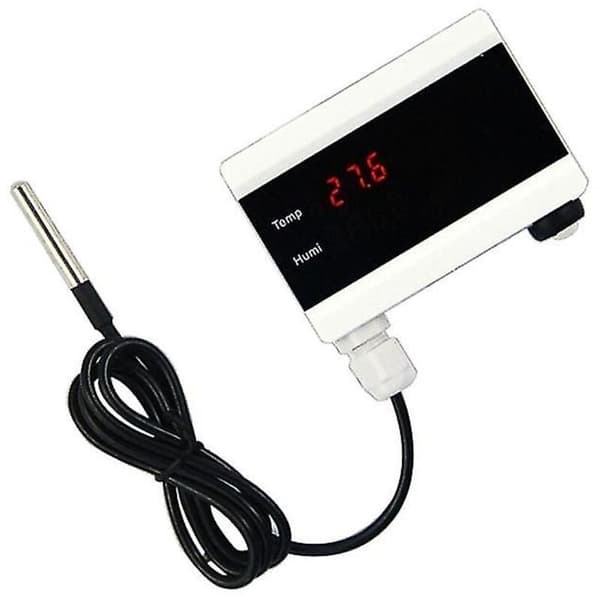 Tuya Wi-Fi temperatursensor. Termometerdetektor. Smart Life-app. Alarm. Hjemmetermostatkontroll.