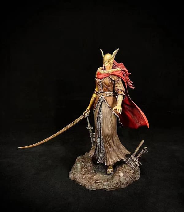 Elden Ring Valkyrie Statue Skulptur Model Ornament Gave