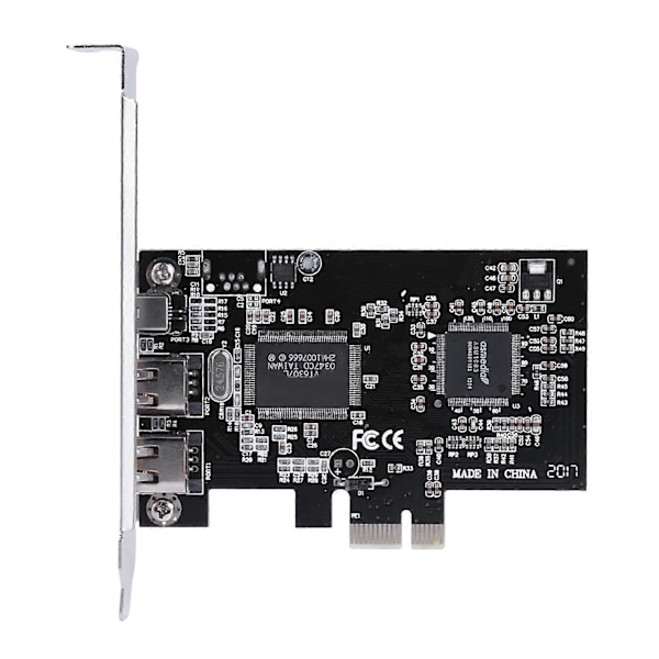 PCI-E PCI Express FireWire 1394a IEEE 1394 Controller Kort med Firewire Kabel