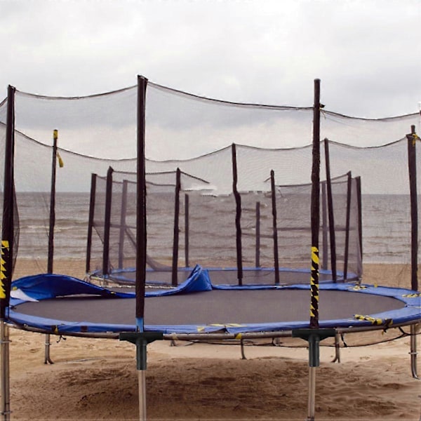Svarta Trampolintillbehör Trampolin Ersättningsrörskoppling Trampolindelar T-formad Stolpkontakt PP