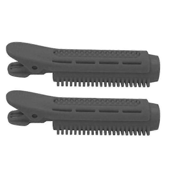 2 stk. Hårkrøllejern Clips Klemmer Rødder Permanentstænger Styling Ruller Fluffy DIY Hårværktøj Hårrods Volume Clip Hårklemmer Til Kvinder Sort