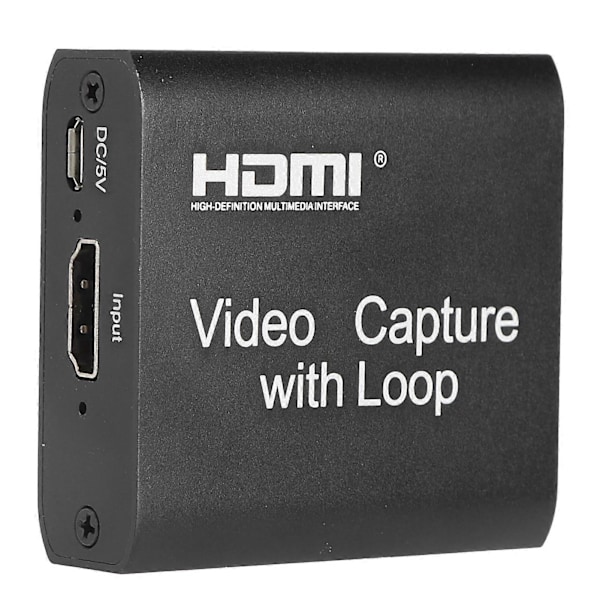 Video Capture -kortti HD Multimedia Interface Loop Out USB Live -pelikortilla PS4 Switch -kannettavalle