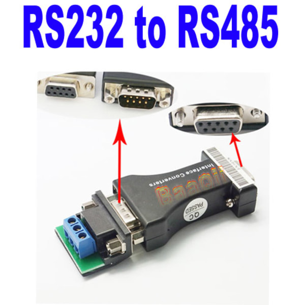 RS-232 till RS-485 adapterkabel industriellt gränssnittskontroll