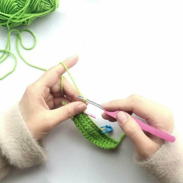 53st Crochet Hook Set garn nål stickning sömnad verktyg