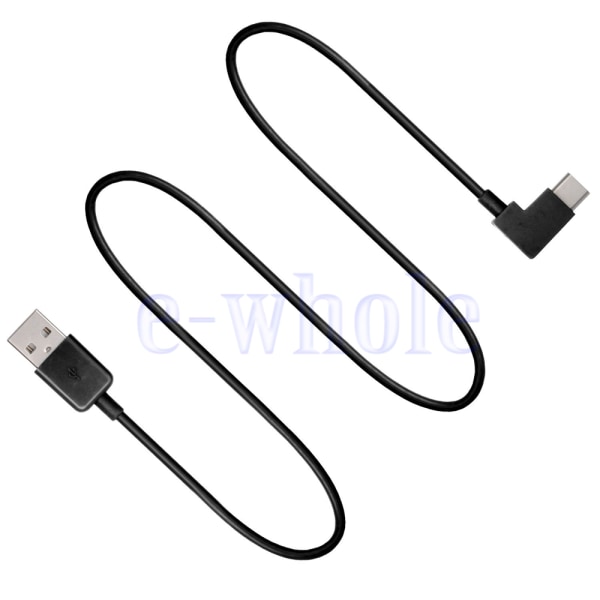 1m höger vinklad USB-C 3.1 till USB 2.0 kabel 90 d kontakt