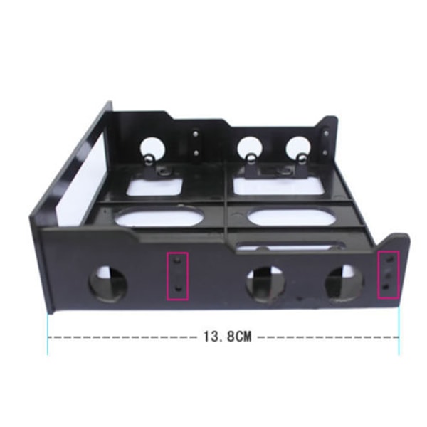 5,25 "till 3,5" Drive Bay Computer Case Adapter Mounting Bracket