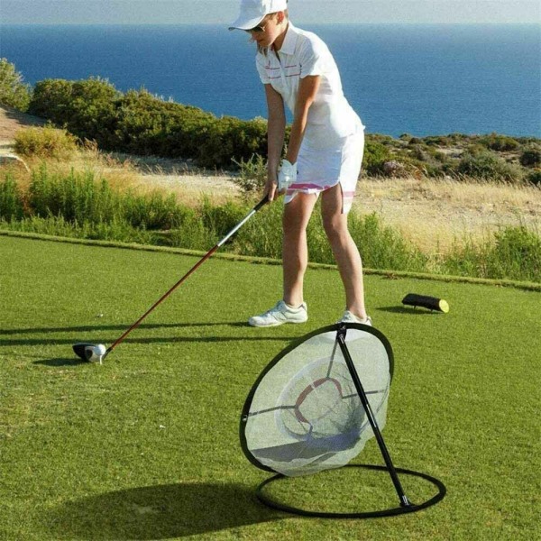 Öva utomhusträning Net Golf Chipping Pop-up Pitching Aid