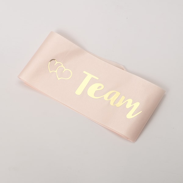 Peach Hen Party Sashes Team Bride To Be Sash Wedding Girls Party
