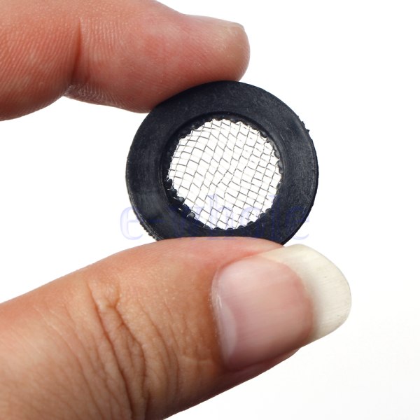 10X 3/4 "duschfilter gummitvätt slitstark lättviktsgadget