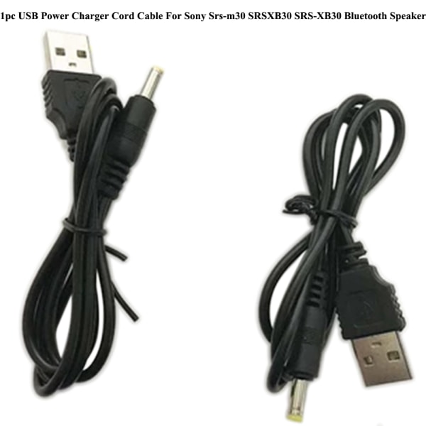 USB-laddarkabel för Sony Srs-m30 SRSXB30 SRS-XB30