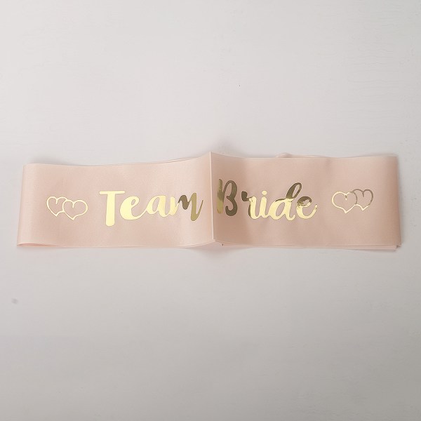 Peach Hen Party Sashes Team Bride To Be Sash Wedding Girls Party