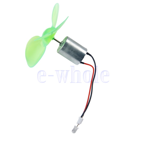 Micro Wind Turbines Generator Mini DC Motor med blad LED DIY