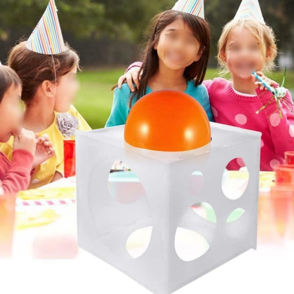 11 hål Balloon Sizer Cube Mall Box 2-10 inches för bröllop