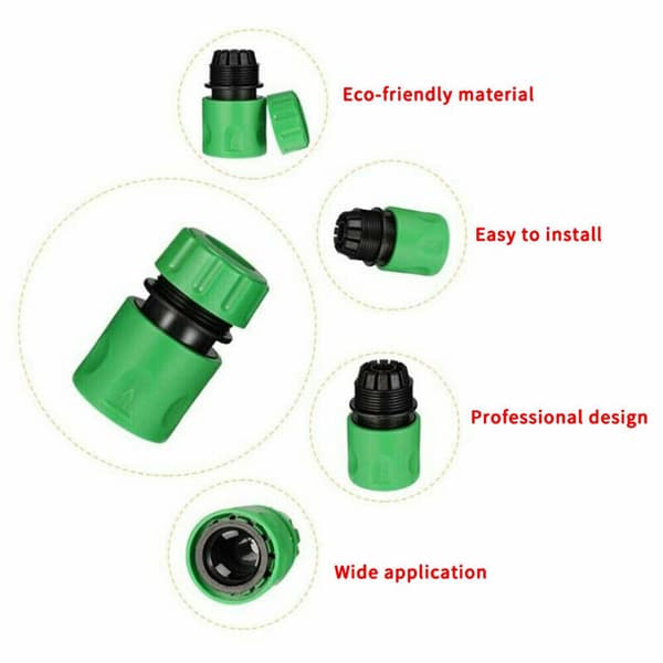 Garden Hose Connectors Sets Watering Pipe Tap Plastic Connector