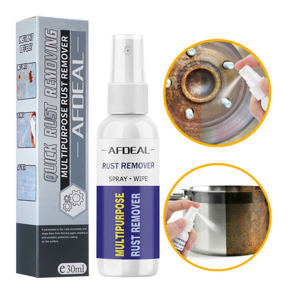 30 ml bil rost Remover Spray Multi-Purpose Metal Surface Chrome