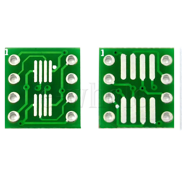 10 PCS SOP8 SO8 SOIC8 SMD till DIP8 Adapter PCB Board Converter